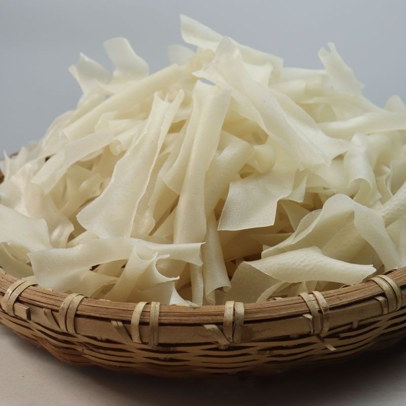 湖南耒阳土特产干烫皮米粉皮巴斯干米面米凉皮纯大米手工自制500g 5斤