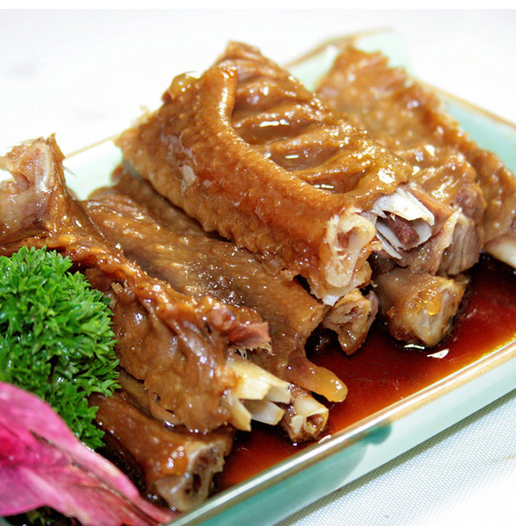 潮汕卤鹅翼潮州卤水鹅澄海狮头鹅大鹅翅鹅翅膀 潮州卤鹅翼500克/包