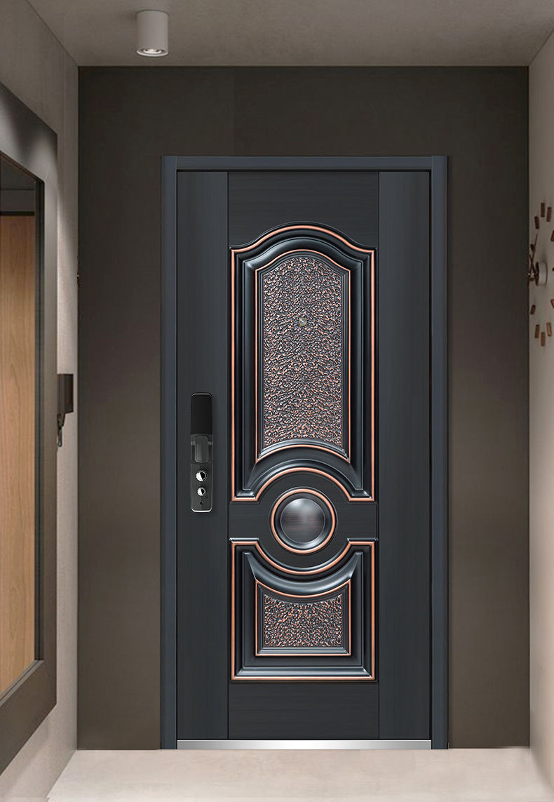 防盗门家用甲级智能入户门防晒进户门安全门防淋雨子母门静音单门外