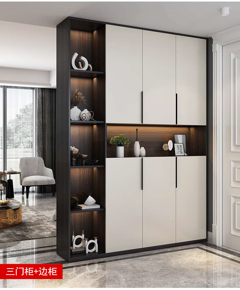 玄关柜鞋柜一体进门入户客厅隔断柜现代简约入户屏风间厅柜阳台柜双