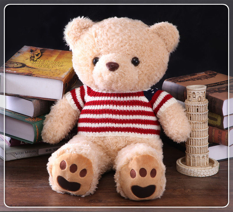 毛绒布艺 动物玩偶公仔 恒祺玩具(heliwayset) 新款泰迪熊小公仔毛绒