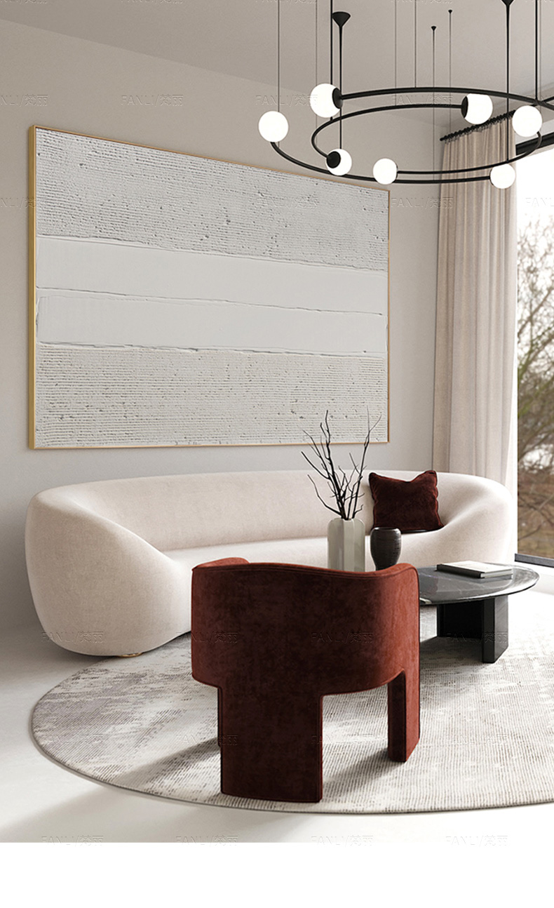 梵丽原创手绘抽象油画大幅玄关装饰画极简现代高端艺术肌理画哑黑金属