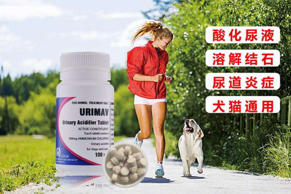 澳洲玛福莱尿痛舒100mg400mg狗狗猫咪膀胱炎利尿通结石尿血 100mg 100