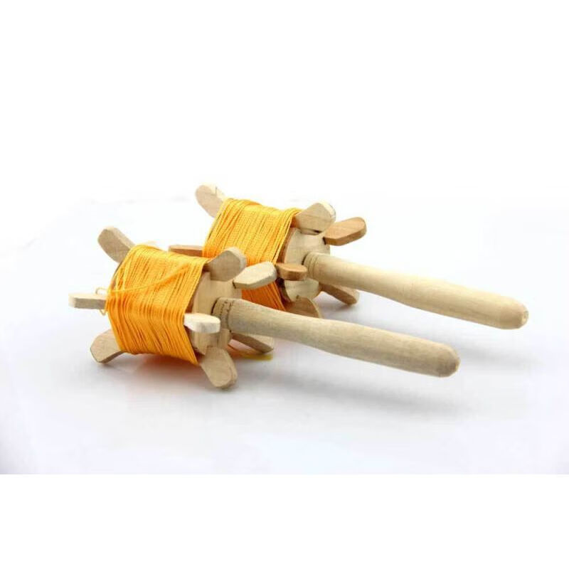 传统木拐子白木拐子风筝线轴潍坊风筝放飞工具 精品大白木拐(24*9.