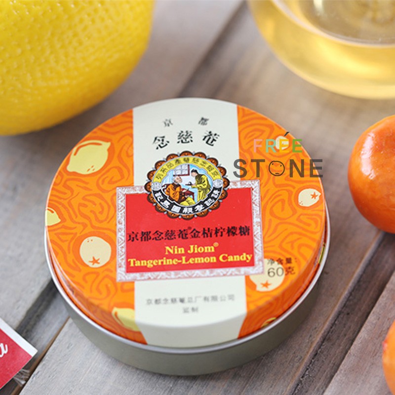 泰国进口京都念慈庵润喉糖硬糖清凉糖薄荷胡嗓爽口含片铁盒糖 三种