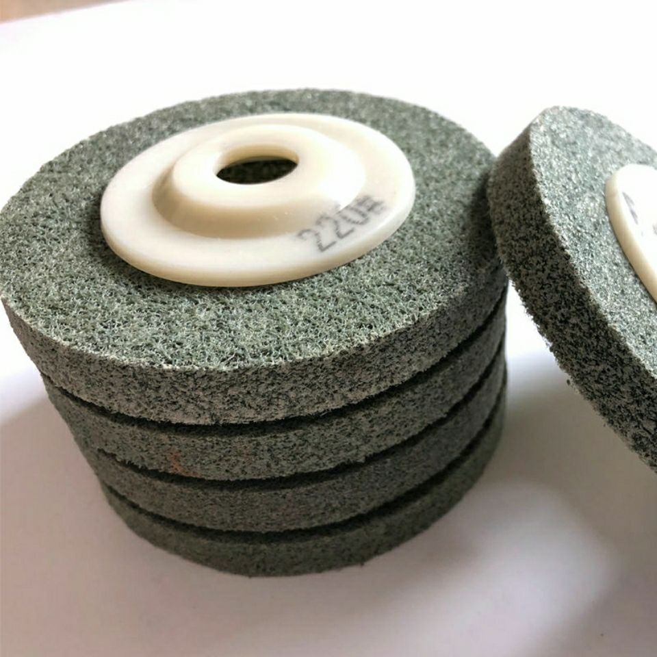 石材抛光片大理石磨光片海绵抛光轮干抛片石材抛光磨片尼龙抛光轮60号