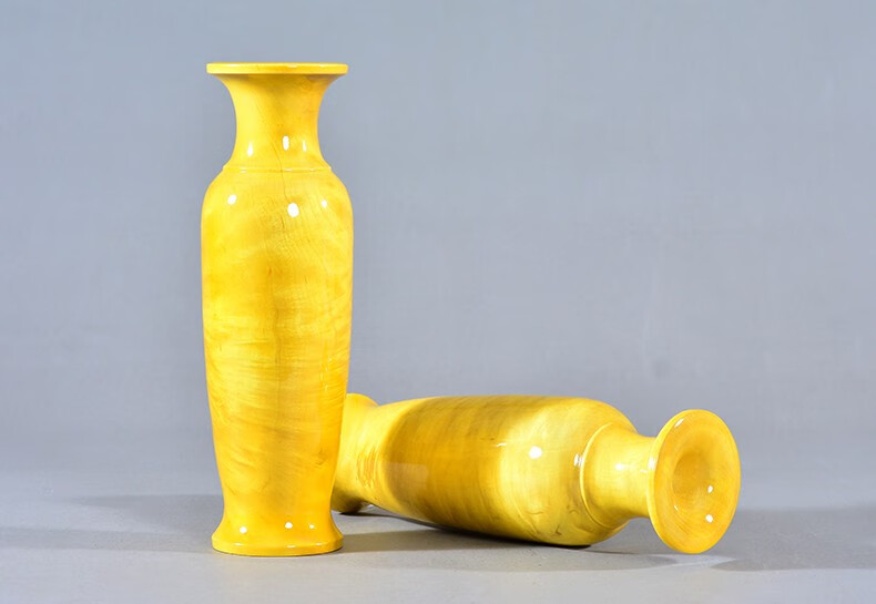甲门(jiamen) 金丝楠木雕刻花瓶摆件客厅中式摆件送领导送朋友新房