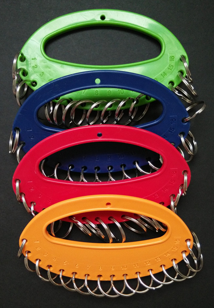 加厚不锈钢钥匙扣孔手提钥匙串钥匙盘位钥匙圈锁匙环多款七夕礼物妙之