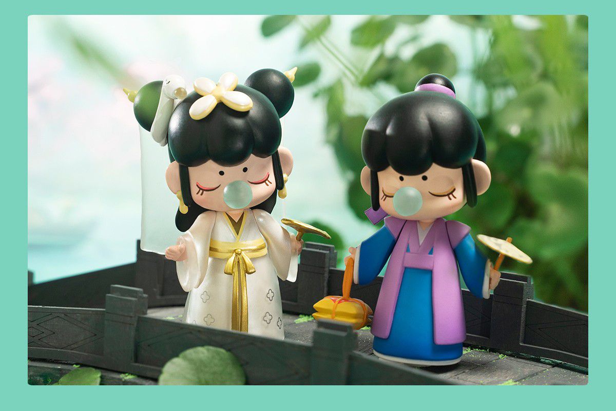 今夕何夕3代与子成说盲盒可爱女生情侣古风公仔摆件牛郎