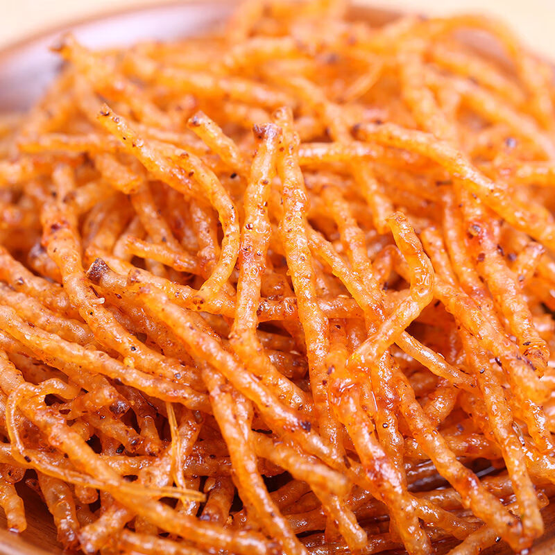 湘灿鸡汁炒粉零食怀旧麻辣丝丝辣条包装5毛钱校园休闲食品鸡汁炒粉5包