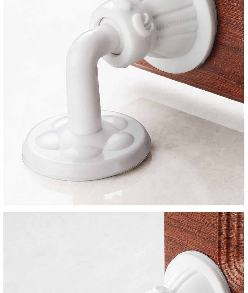 门吸硅胶免打孔防撞垫卫生间厕所门碰缓冲静音橡胶门把手墙吸地吸 地