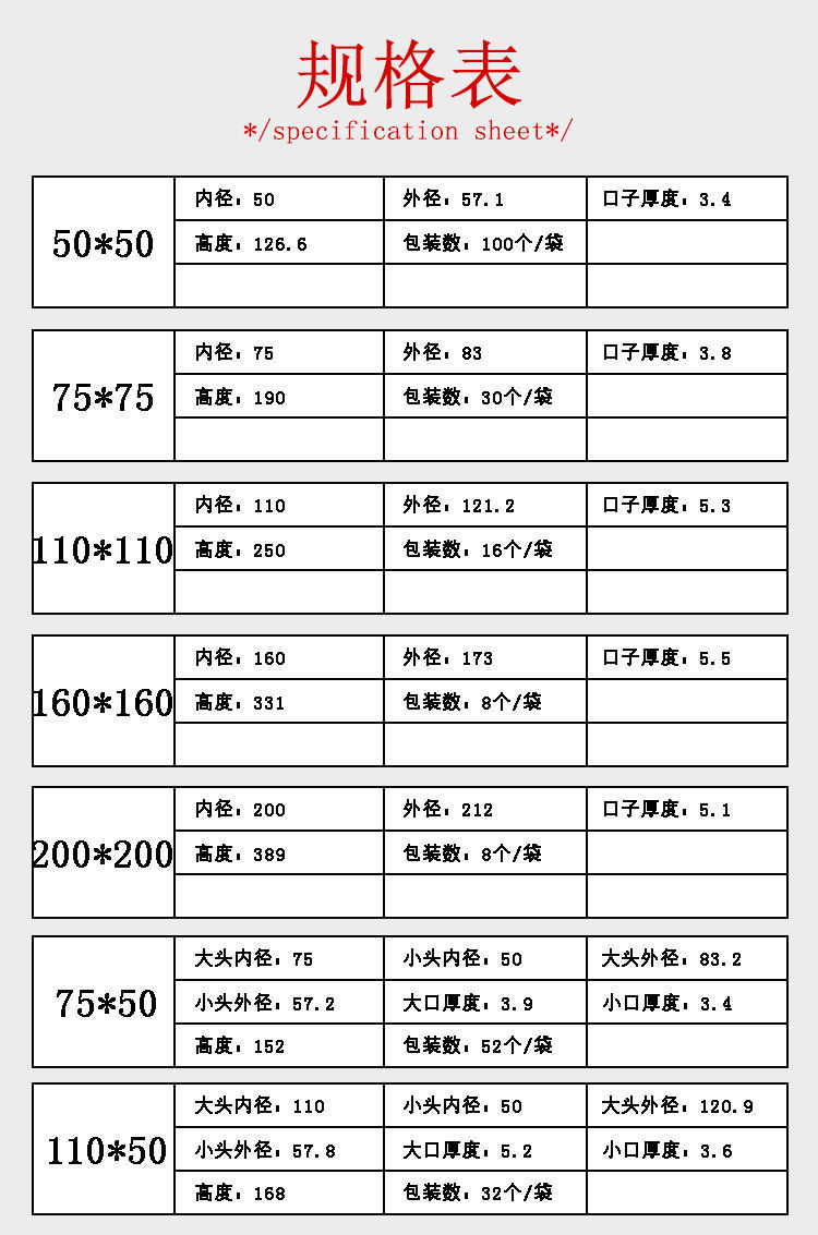 pvc斜三通尺寸图图片