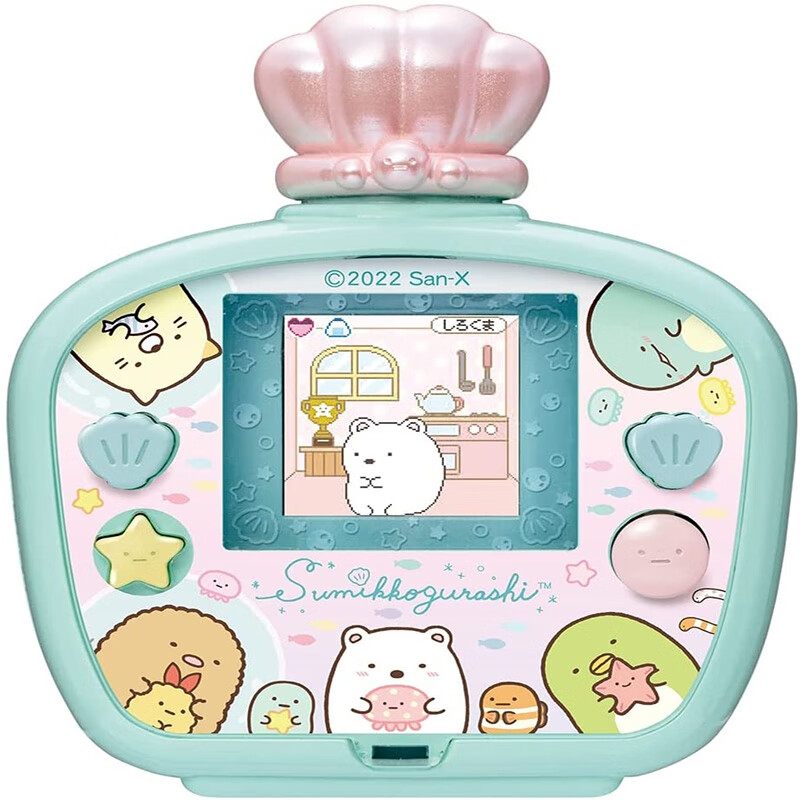 日本电子宠物机 款角落生物水模式电子宠物机儿童生日礼物游戏机 角落