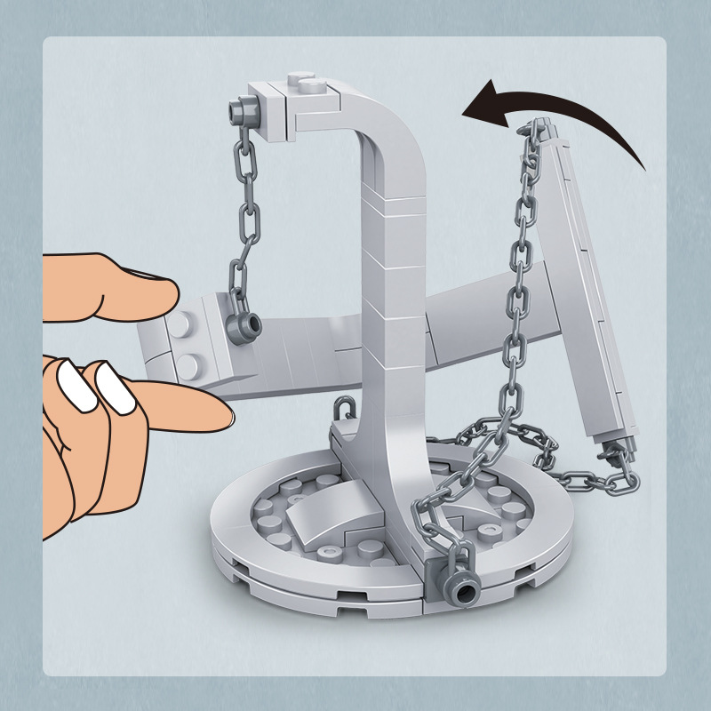 重力平衡摆件张拉整体结构反重力悬浮张力平衡架摆件创意礼品积木拼装