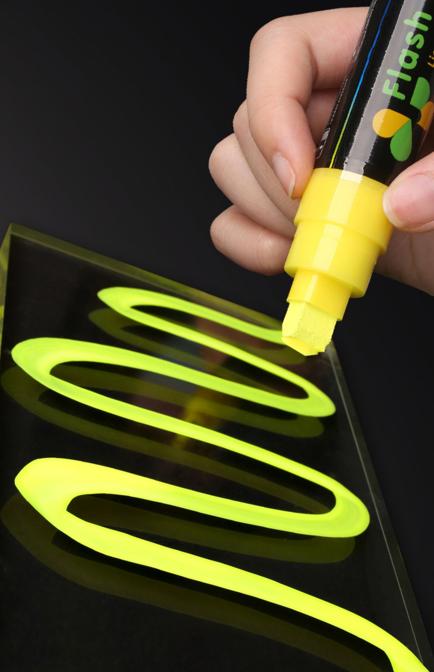 荧光板专用笔荧光笔标记笔led电子发光小黑板笔白板广告牌可擦夜光