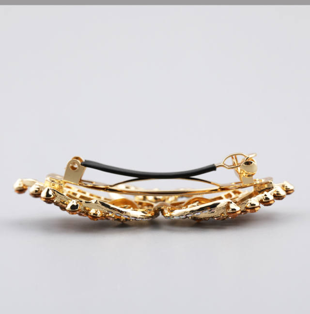 发夹后脑勺弹簧夹子发饰成年小号刘海夹马尾顶夹女短发头饰一字夹简约