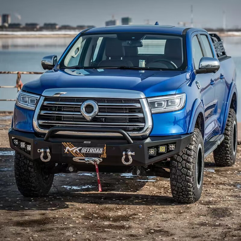 合信源适用于长城炮改装全车前后杠竞技杠绞盘越野防撞杠后杠商用乘用