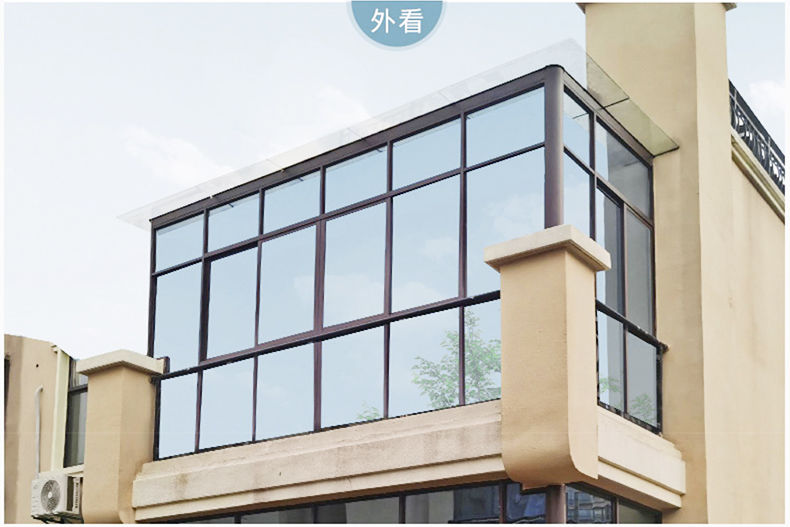 单向透视防隐私隔热膜窗户防晒玻璃膜贴纸贴膜家用遮阳遮光窗贴纸纳米