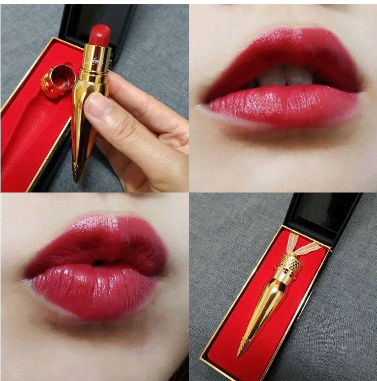 cl萝卜丁女王权杖口红黑管001m滋润哑光唇釉旗舰礼盒套装 黑管006m