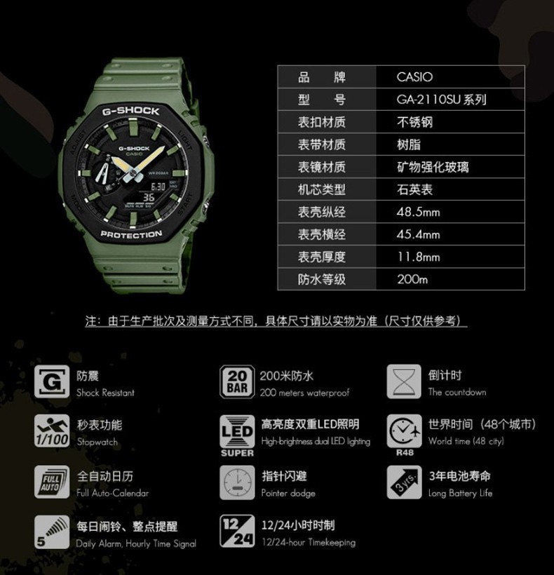 礼物 Casio卡西欧手表 王一搏代言 G Shock系列运动男表数字显示多功能石英表ga 2100su 1a 图片价格品牌报价 京东 礼物 Casio卡西欧手表 王一搏代言 G Shock系列运动男表数字显示多功能石英表ga 2100su 1a 图片价格品牌报价 京东