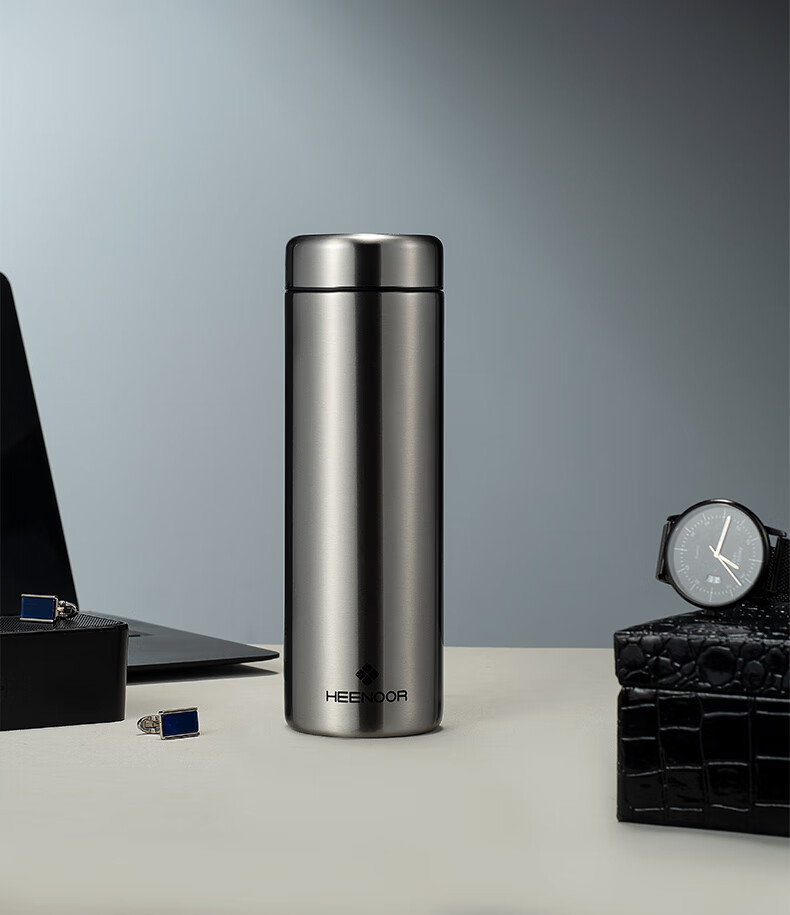 希诺(heenoor) 保温杯男士高档商务泡茶杯带滤网大容量车载便携礼品