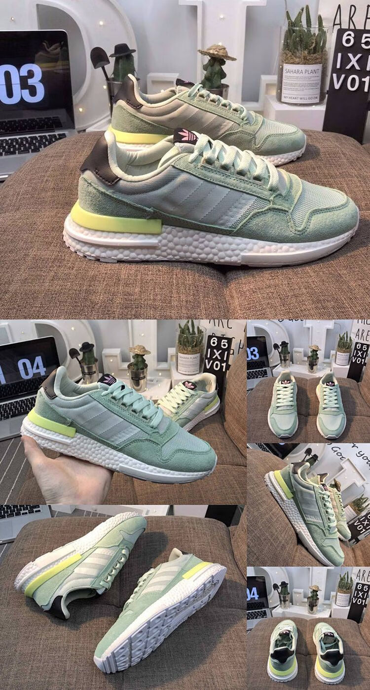 耐ke官方自营 三叶草男鞋zx500 软底爆米花运动鞋悟空联名运动鞋休nak