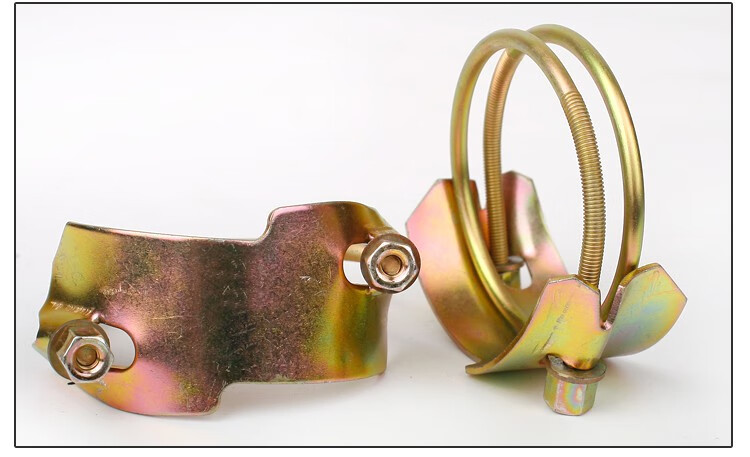 强力老虎夹喉箍加厚双钢丝卡箍卡管夹水管涂塑水带接头抱箍农用22寸