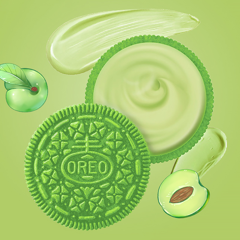 春季限定款奥利奥樱花草莓味夹心饼干酸甜青梅味散装休闲小零食品