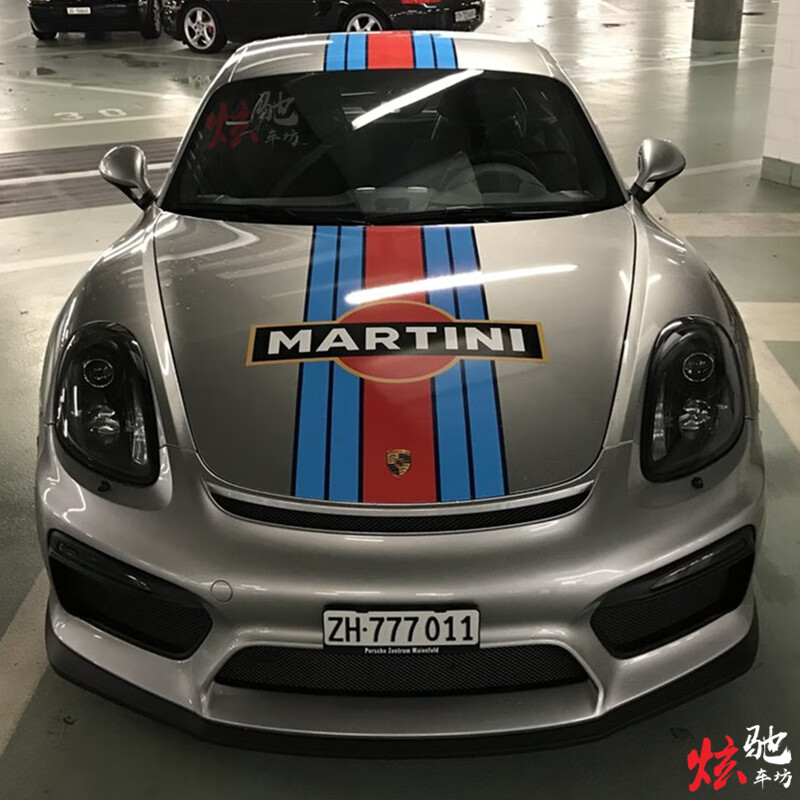 2022新款保时捷911车贴718 918panamera cayman拉花gt3马天尼赛车改装