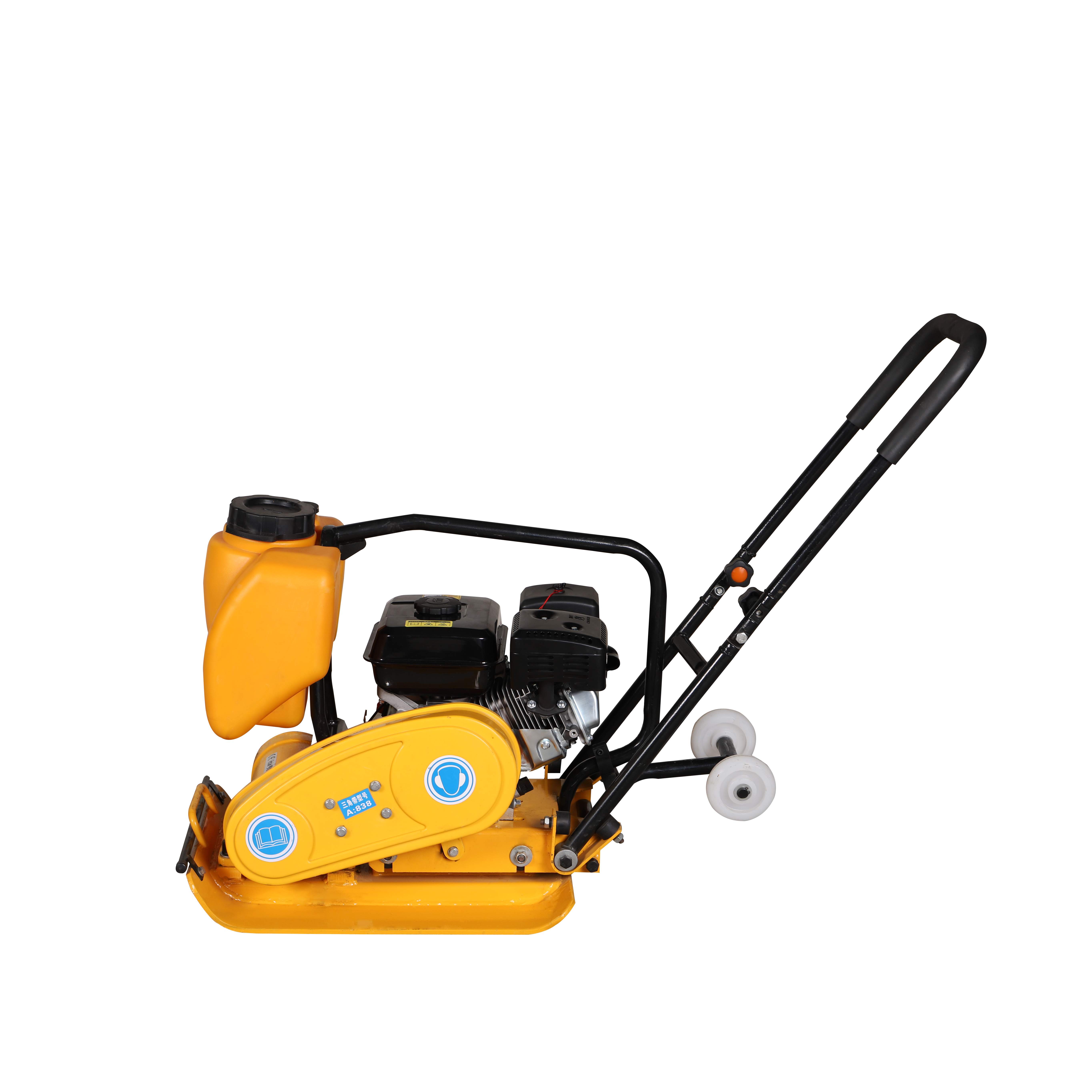 90型柴油平板夯打夯机夯土机夯实机压实机汽油震动夯路面平板夯90型