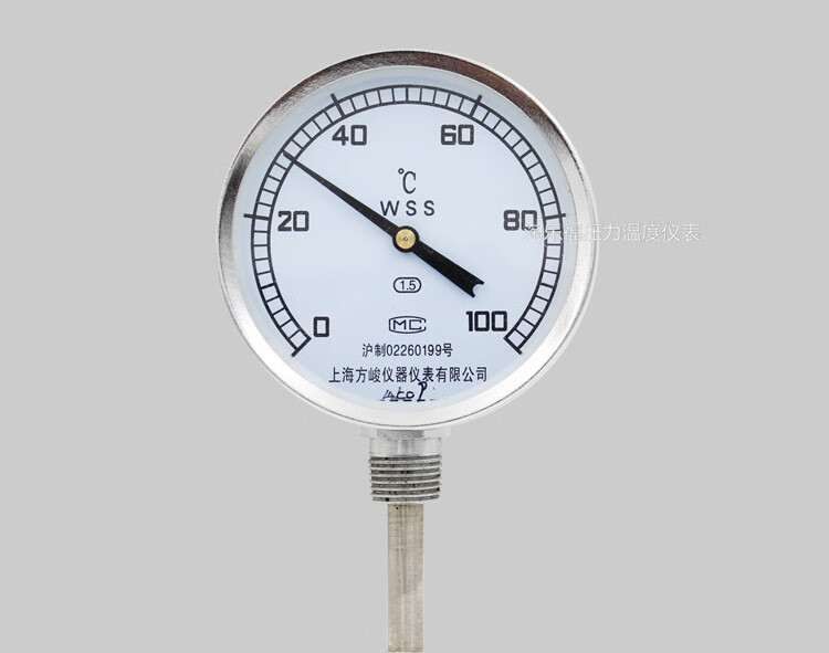 定制适用推荐厂家直供上海方峻仪表wss-413不锈钢双金属温度计开关变
