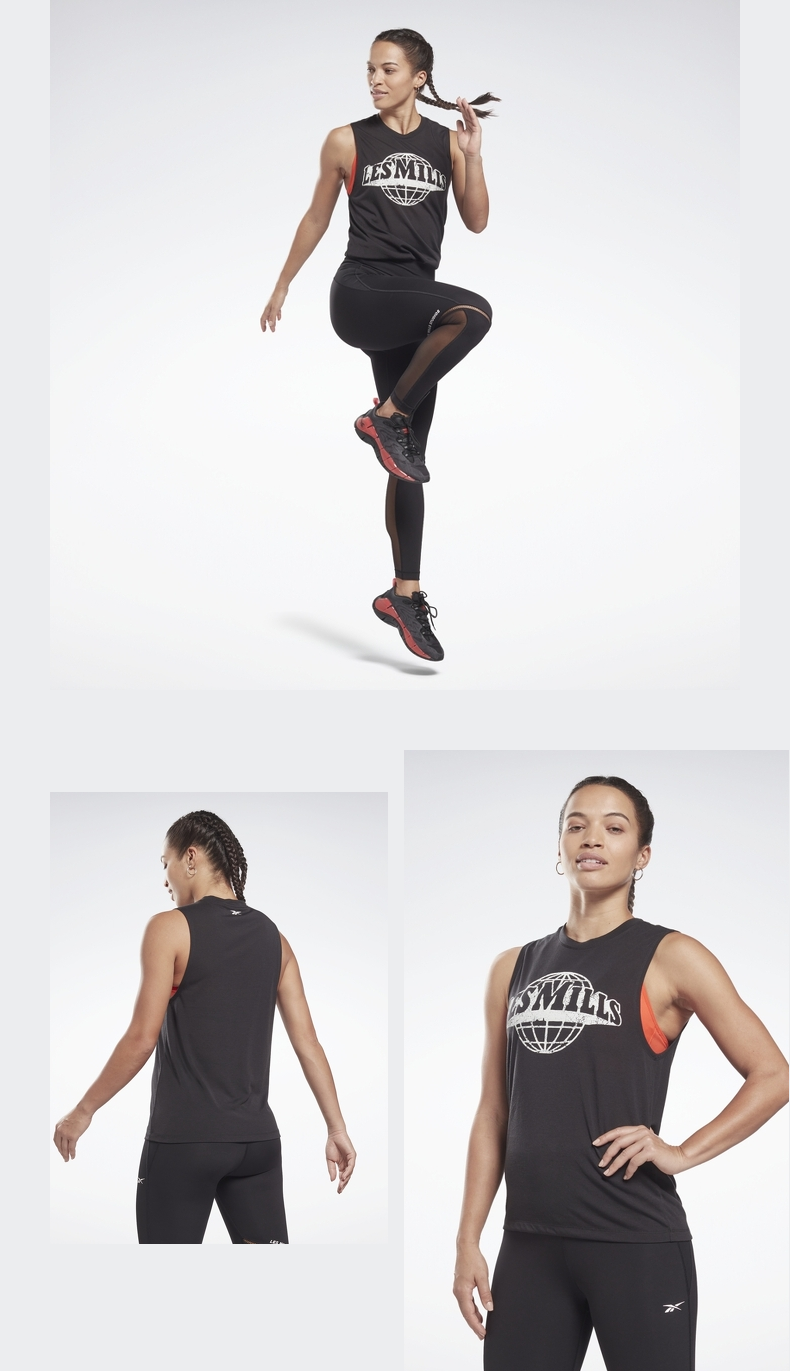 reebok锐步官方2022春季新款女子lm莱美hd4137运动背心hd4137as