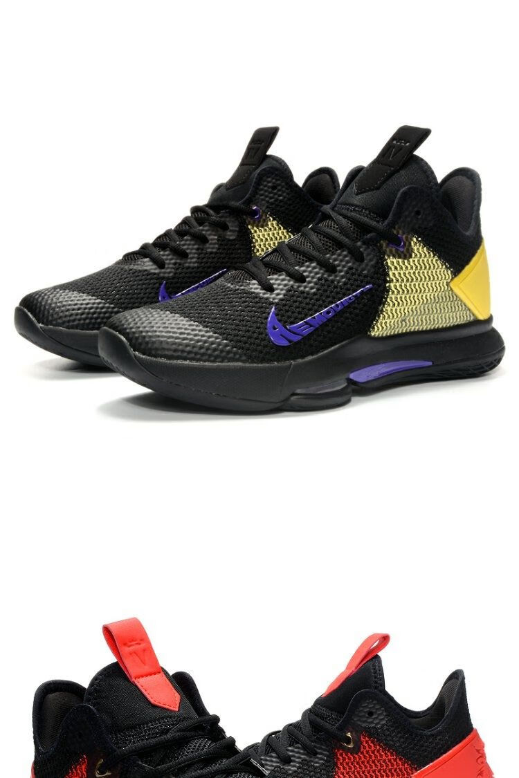 【官方旗舰店】詹姆斯篮球鞋见证4实战低帮恩施球鞋男夏季18冰蓝low