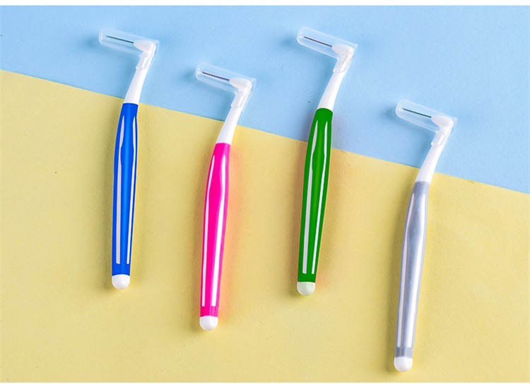 采萃 牙缝刷大号正畸牙缝刷牙缝清洁器1.0牙缝隙刷齿间牙刷 口腔护理