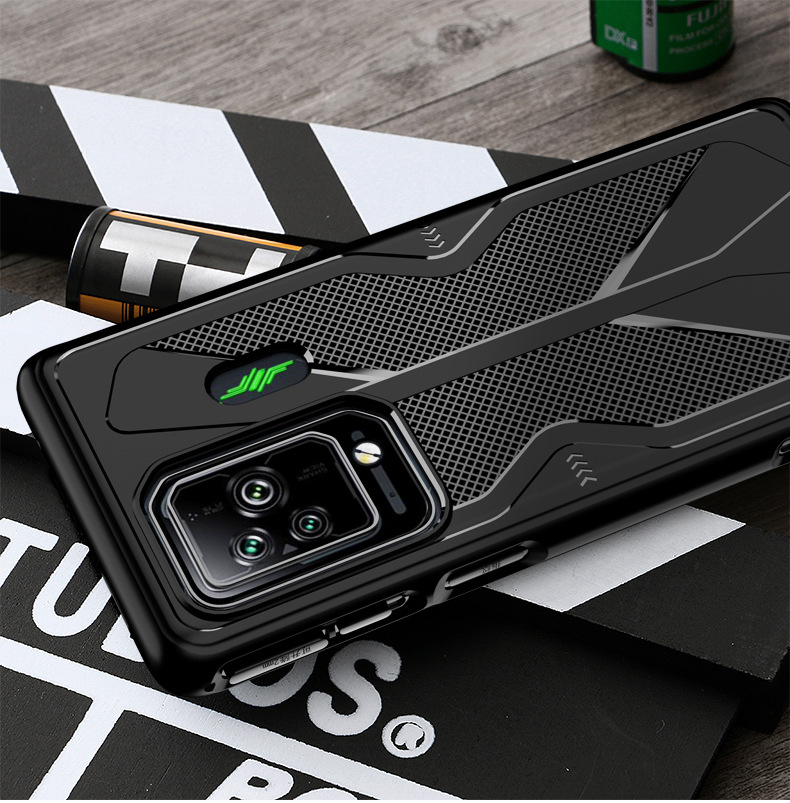 摩沃黑鲨5手机壳黑鲨5pro保护套黑鲨5rs电竞散热壳全包防摔防指纹新款