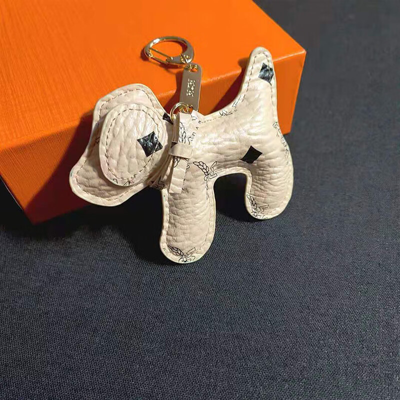 适用于m-mcm-mk包包挂饰mini双肩包斜挎包小狗公仔挂件钥匙扣饰品