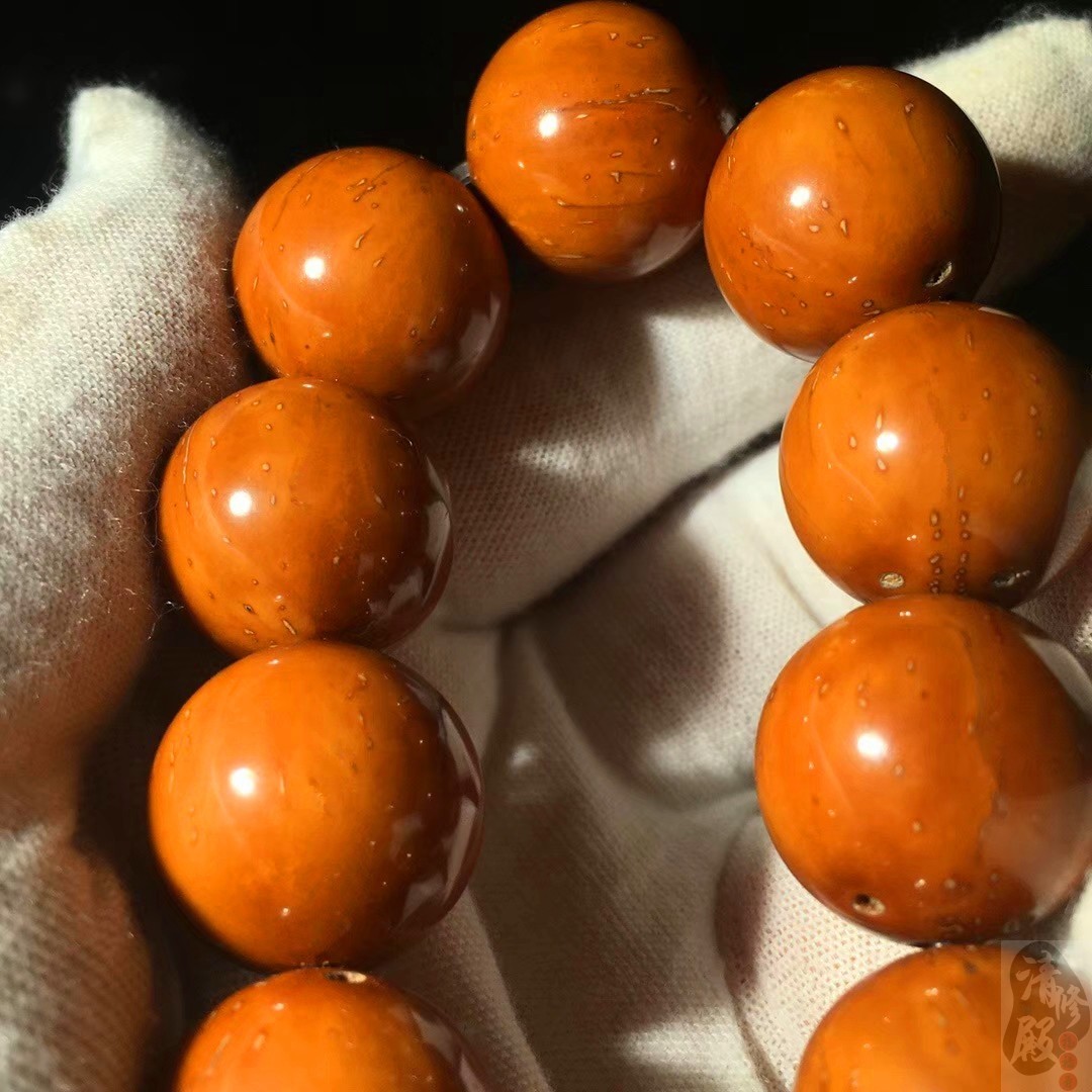 魅星紫精品紫金鼠手串正圆光珠实心男女原籽老料菩提子佛珠手链文玩