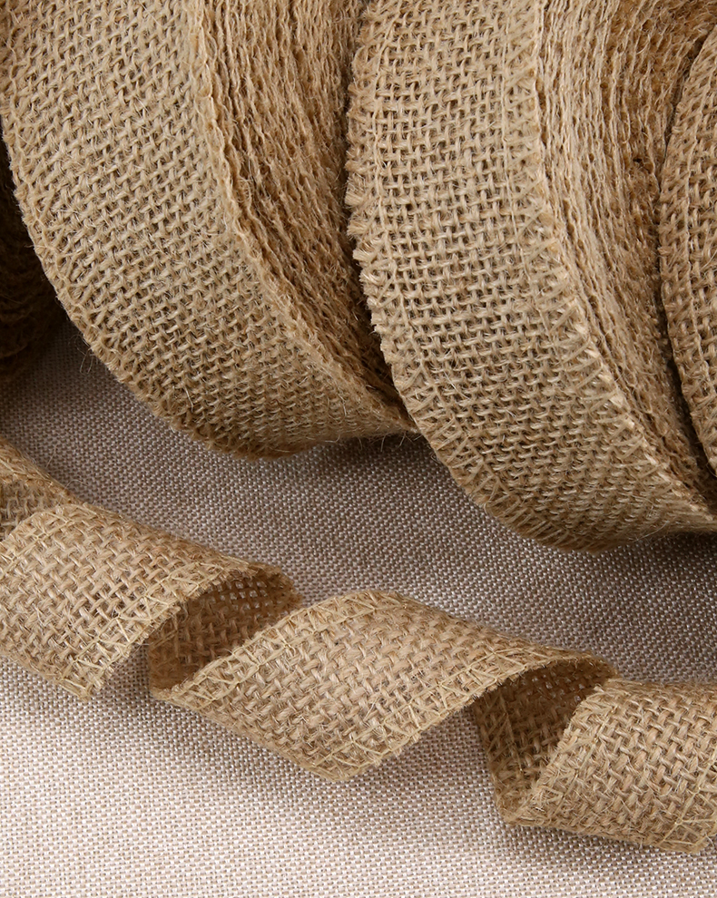 防水布料薄款编织黄麻加厚布料手工diy幼儿园桌布麻袋装饰面料宽麻绳