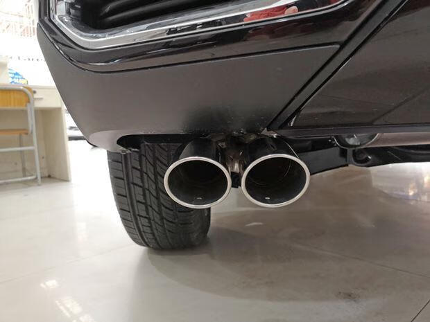 适用于哈弗f7尾喉排气管改装配件f7x专用双出不锈钢尾气罩越野车装饰