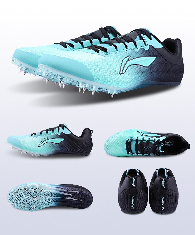 李宁钉鞋田径短跑鞋男女新款鸳鸯专业短跑中考比赛训练跑步鞋跳远运动