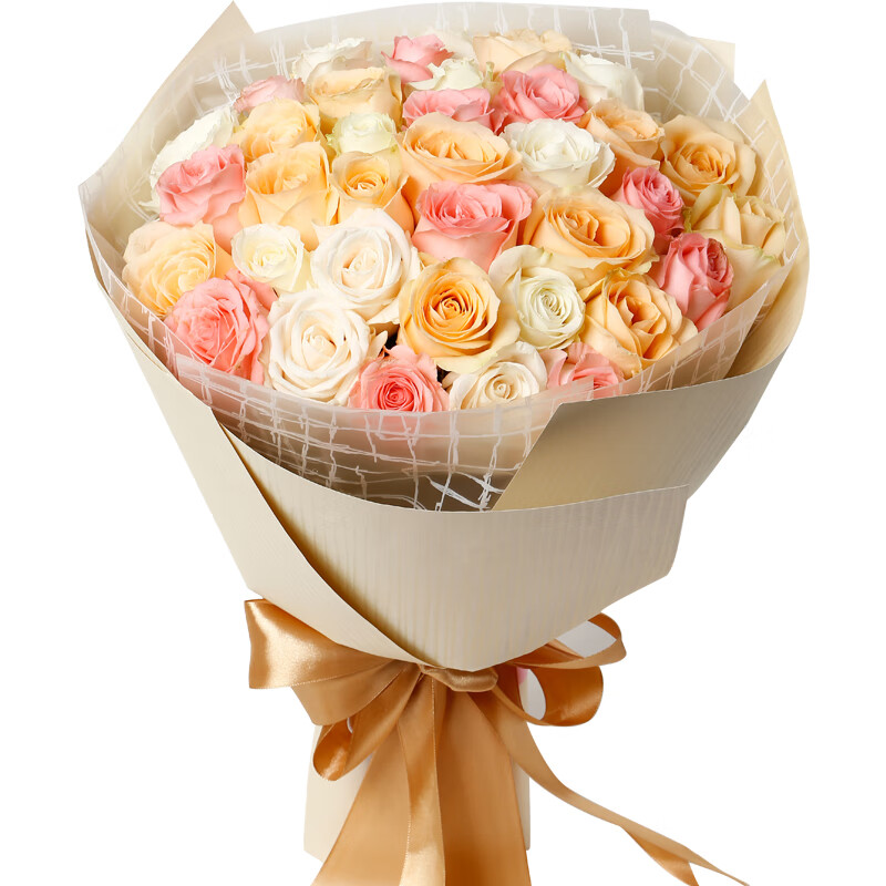 品牌: 爱清清 商品名称:爱清清长春鲜花同城速递红玫瑰礼盒双阳辽源