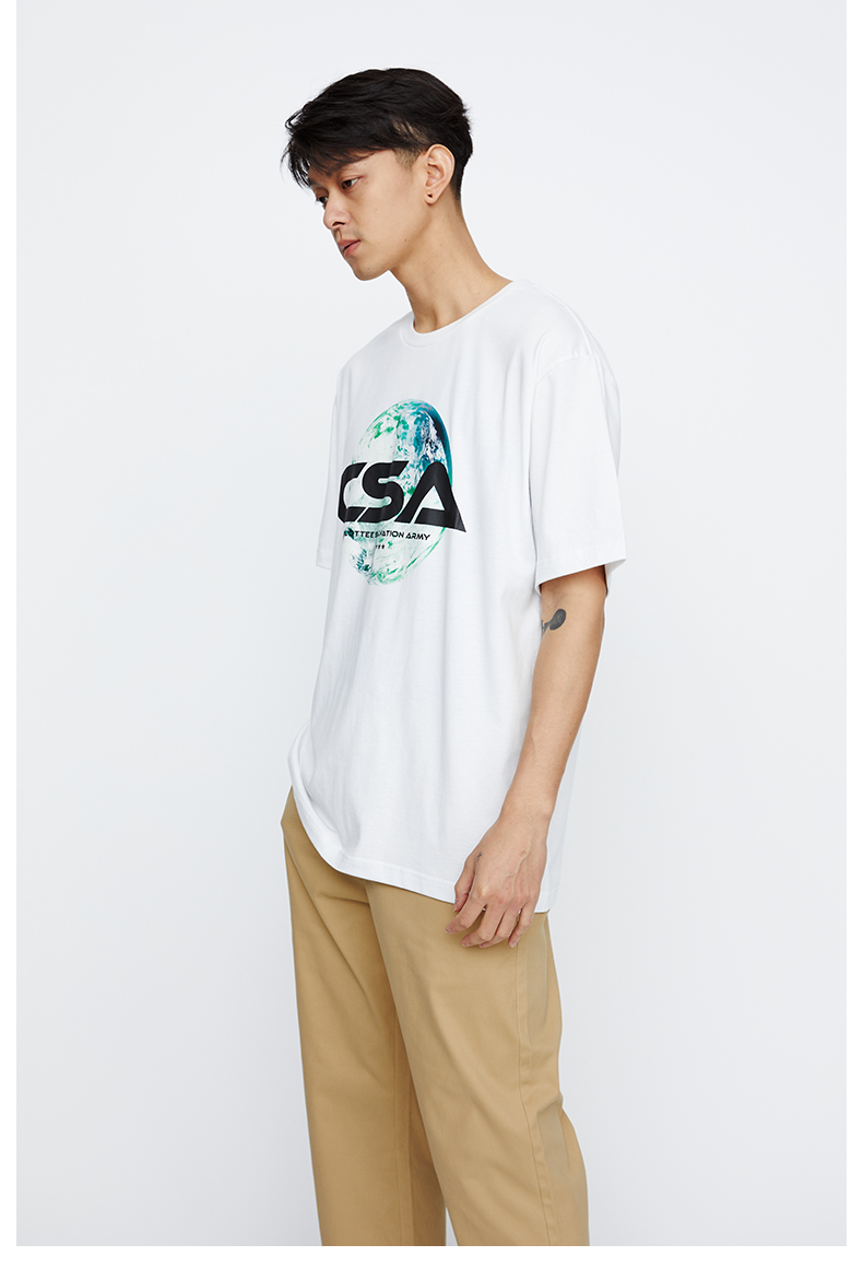 【clot clottee】字母印花短袖t恤冬季系列白色 陈冠希主理 白色 00l