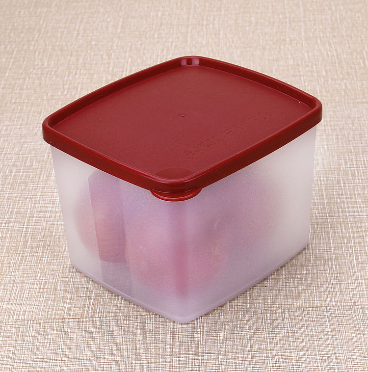 特百惠tupperware保鲜盒冷藏保鲜正方形密封冰箱收纳整理储藏套装800