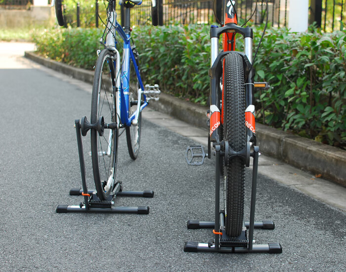 佧森滋自行车单双杆停放架公路车立式停车架山地车维修驻车架脚撑展示