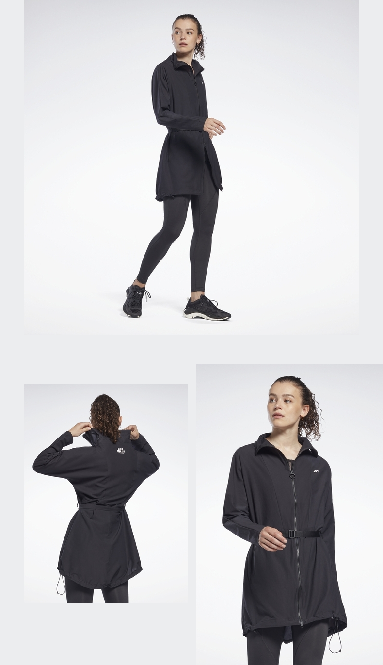 reebok锐步2022新款女子lm莱美经典长款休闲简约时尚卫衣hd4172 hd