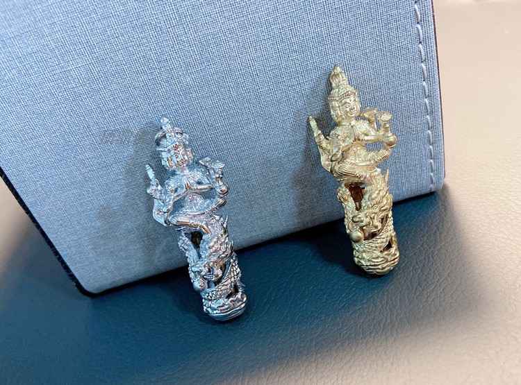 御大师泰国佛牌禅南四面佛吊坠塔固符管男女金色四面佛吊坠