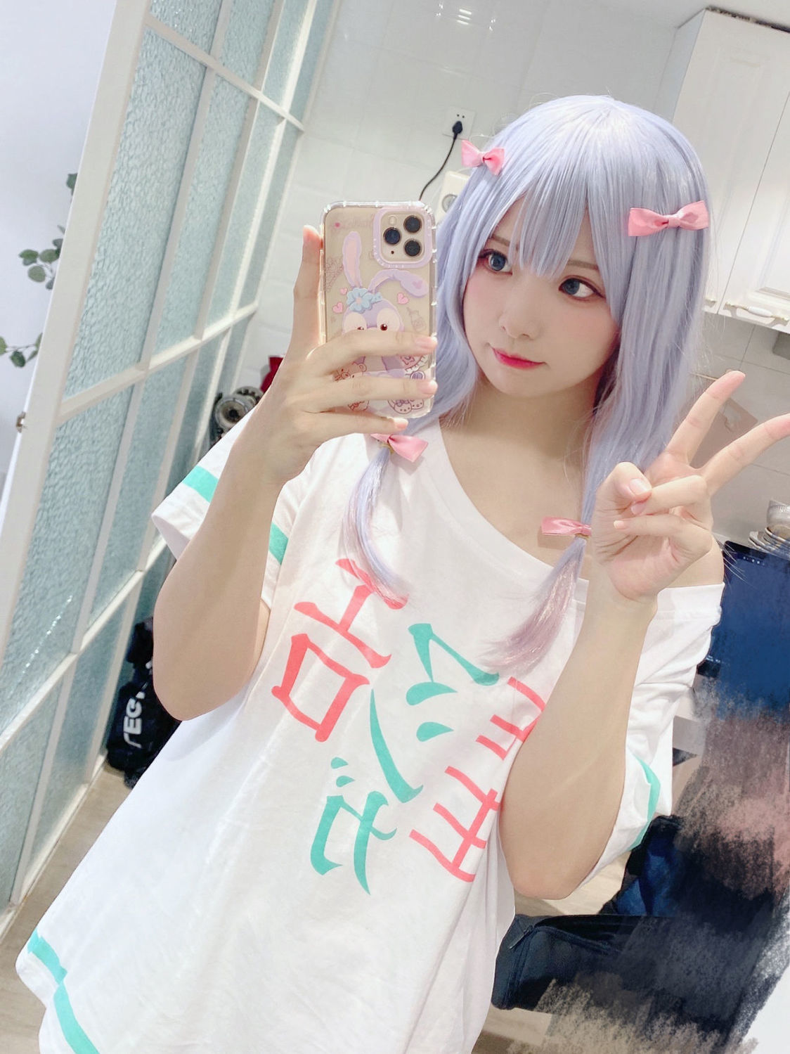 白泽埃罗芒阿老师粉色睡衣服黄漫和泉纱雾cos服动漫cosplay服装女