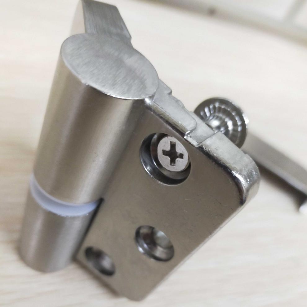 昱瑟适用于公共卫生间隔断五金配件厕所门合页铰链对装螺丝对穿螺丝