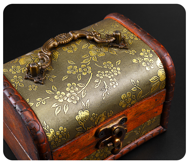 七彩色水晶宝石宝藏箱儿童创意礼品女童女孩塑料串珠仿