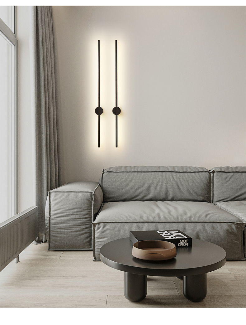 黎悦liyue现代简约客厅壁灯全铜轻奢高端设计师造型墙沙发电视背景墙